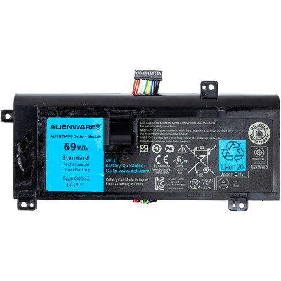 Акумулятор до ноутбука Dell Alienware 14 Series (8X70T) 11.1V 6216mAh (NB441594) Вінниця - фото 1