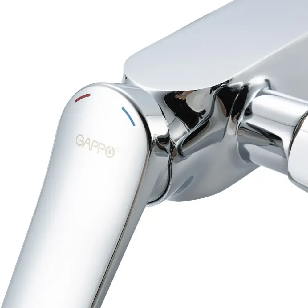 Змішувач для ванни GAPPO G3210 з душовим гарнітуром, хром Київ - фото 8