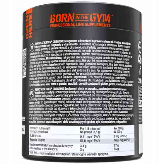 Rocky Athletes Creatine 200 g Луцьк