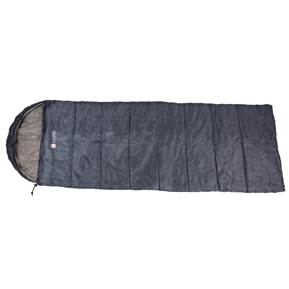 Спальный мешок водонепроницаемый с капюшоном, серый LU009 Киев - изображение 1