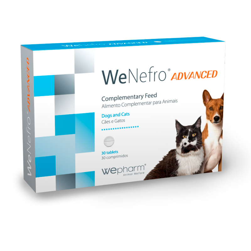 Кормова добавка Wepharm WeNefro Advanced ВіФарм Нефро Едвансд таблетки для підтримки функції нирок у тварин, 30 таблеток Вінниця - фото 1