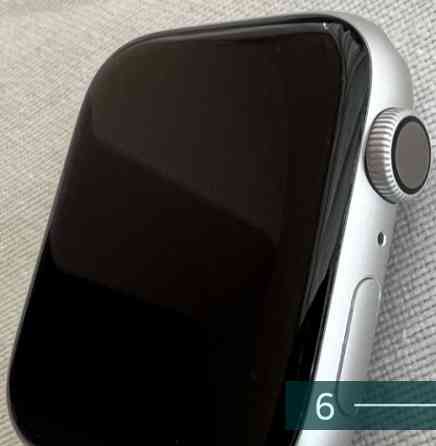 Смарт -Часы Apple Whatch Series 4 (44 mm) Silver Aluminum Case with White Sport Band Київ