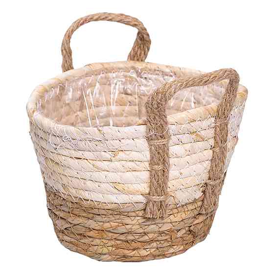 Набір кошиків для зберігання речей 3 (шт) універсальні плетені 1.5/2/3 літри Коричневий HP-41-8 Київ