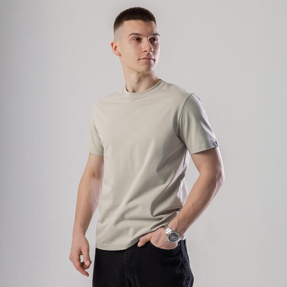 Футболка чоловіча однотонна світло-оливкова Pobedov Peremoga Київ - фото 1