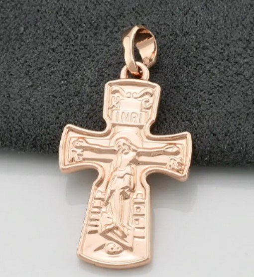 Крестик Xuping 71023, размер 30*16мм, позолота РО Киев - изображение 2