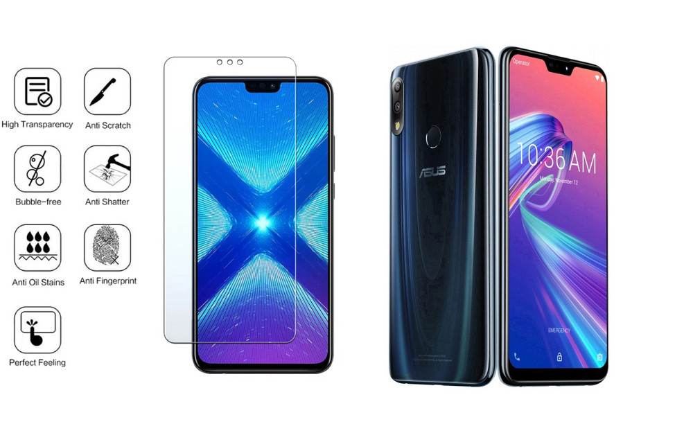 Захисне скло NeoGlass для Asus ZenFone Max Pro (M2) ZB631KL – надпрозоре та стійке Київ - фото 4