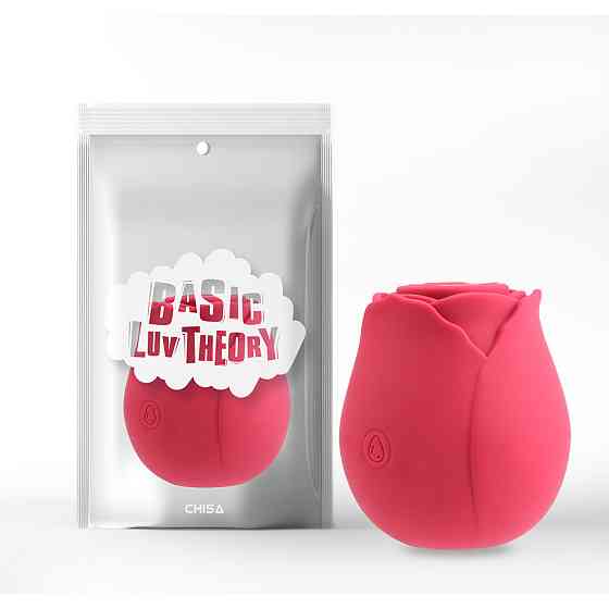 Вакуумний кліторальний стимулятор Chisa Rose Petal (Rose Red) Sex Aura Київ