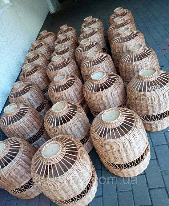 Світильник плетений із візерунком на відкриту терасу Київ - фото 2