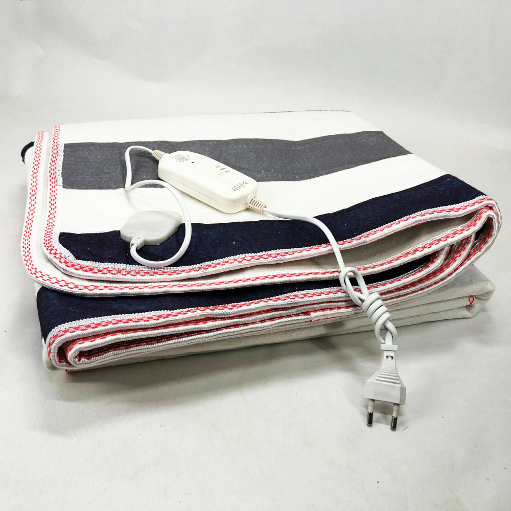 Електропростирадло 150х120 см тепле електро простирадло ковдра з підігрівом смужка RH-81 Львів - фото 9