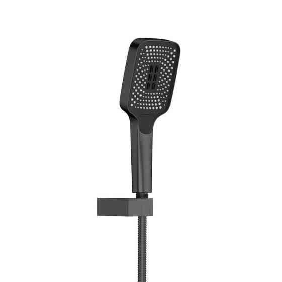 Душевая система Qtap Aquarius скрытого монтажа на два потребителя QTAQA64103NGB Black Matt, латунь Харьков