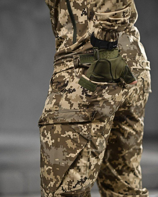 Стрейчевые тактические штаны Cambodia пиксель  НП5182 Одесса - изображение 6