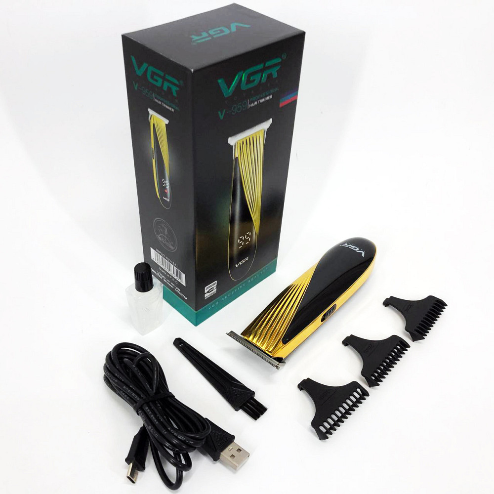 Машинка для стрижки волос с регулируемой насадкой, Универсальная машинка для стрижки головы и бороды QG-43 Львов - изображение 9