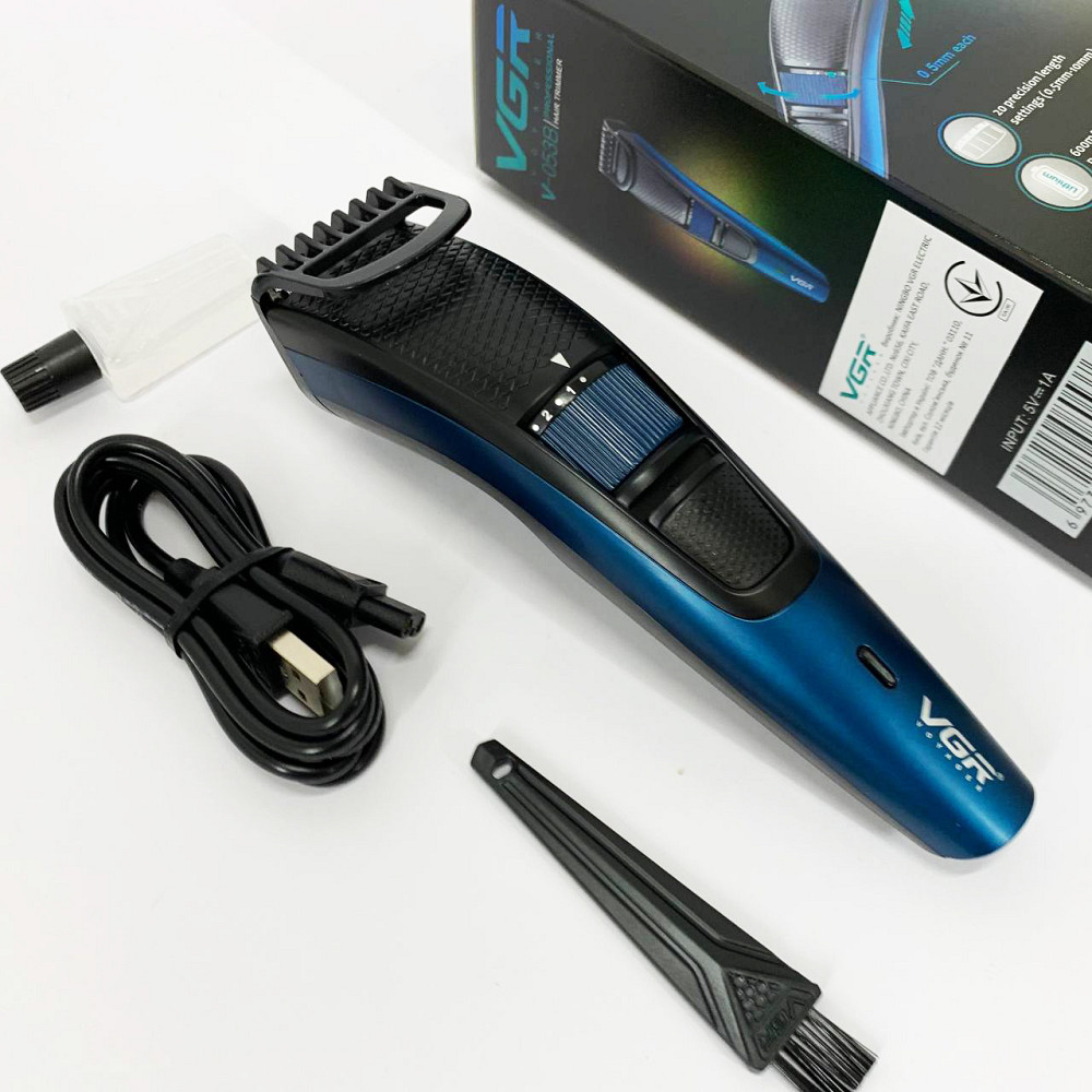 Хороший бездротовий тример VGR-053, Машинка для стрижки волосся міцна, Тример для скронь GJ-12 Івано-Франківськ - фото 1