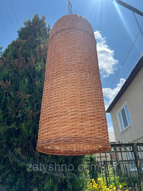 Длинный абажур из лозы Киев - изображение 1