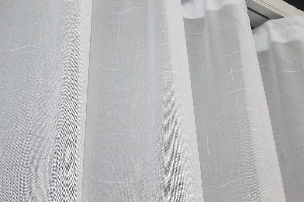 Тюль VR-Textil 1379т Мережка Лен Белый 150х220 см (40-160) Киев - изображение 8