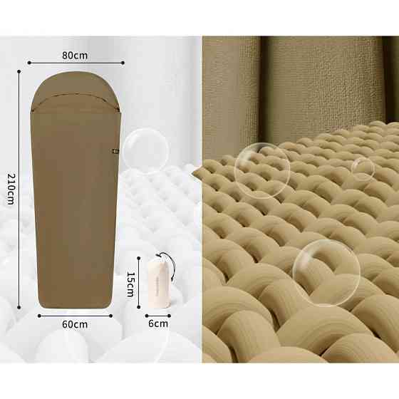 Підкладка для спального мішка Naturehike CNH22SD016, нейлон, коричнева Київ