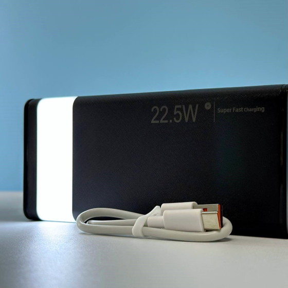 Павербанк 50000 mAh WUW Y55 TUGII-Y55 PD 22.5W быстрая зарядка цифровой дисплей фонарик power bank повербанк Одесса