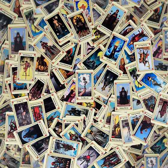 Гадальні карти Таро 30421 картка з посиланням на інструкцію 78 штук Вінниця