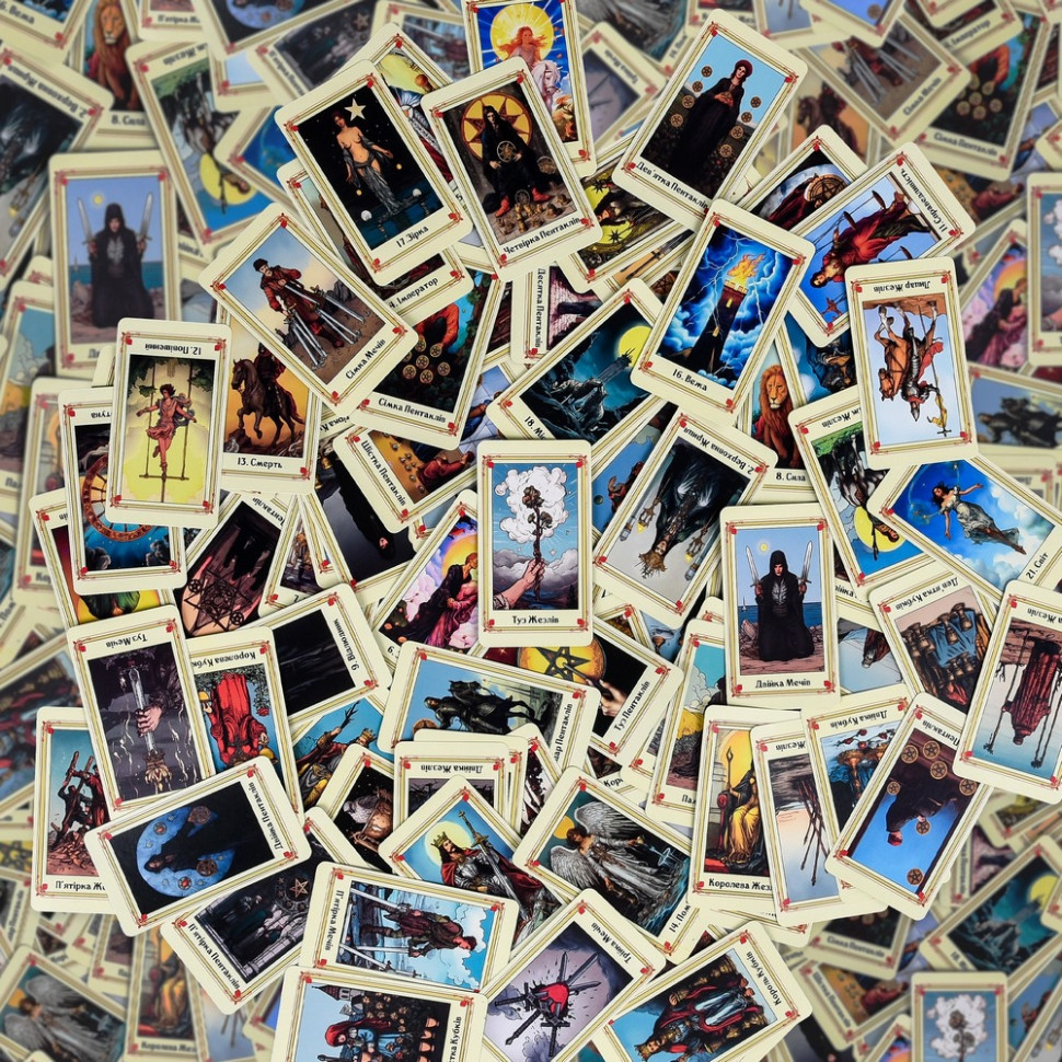 Гадальные карты Таро 30421 карта со ссылкой на инструкцию 78 штук Винница - изображение 4