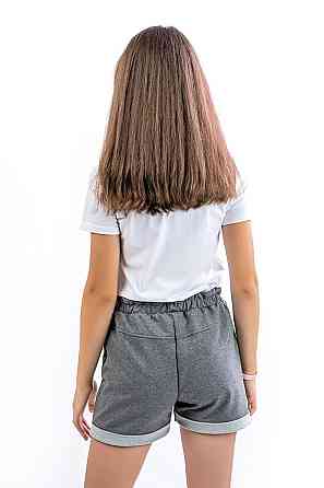 Шорти дитячі, зелені, сірий меланж, коричневі Крохатушка одяг Київ