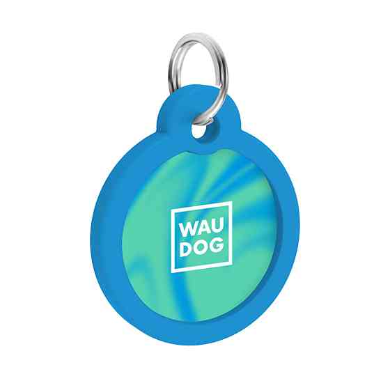 Адресник для собак и кошек металлический WAUDOG Smart ID с QR паспортом, рисунок 