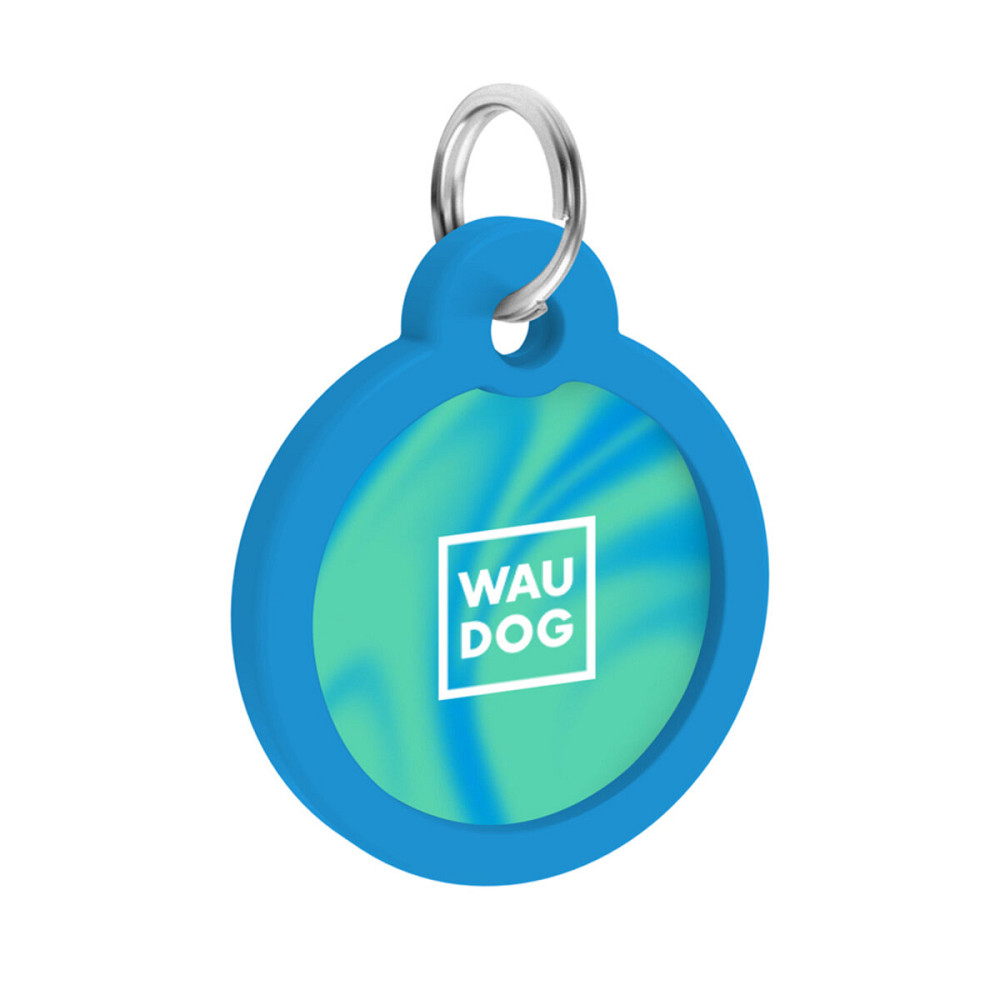 Адресник для собак и кошек металлический WAUDOG Smart ID с QR паспортом, рисунок 