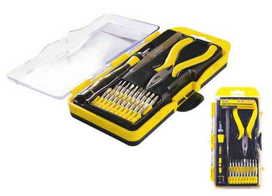 Насадки викруткові прецинзійні MASTERTOOL і інструменти набір 23 шт 40-0166 Рівне