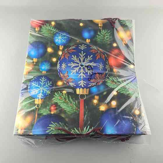 Новогодние, кортонный пакеты подарочные Супер 47x52x20-002) НГ (12 шт) Харьков