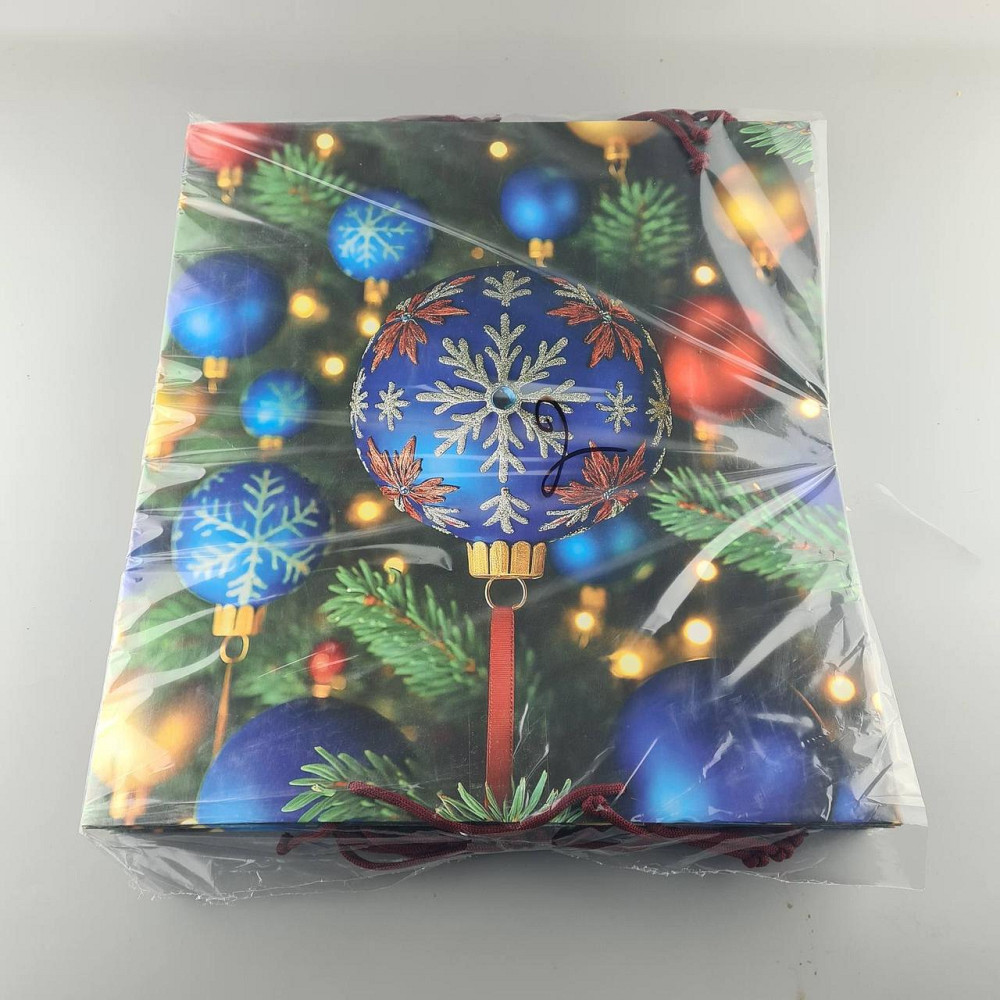 Новогодние, кортонный пакеты подарочные Супер 47x52x20-002) НГ (12 шт) Харьков - изображение 2