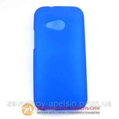HTC One mini 2 M8 силиконовый чехол Cover blue Одесса