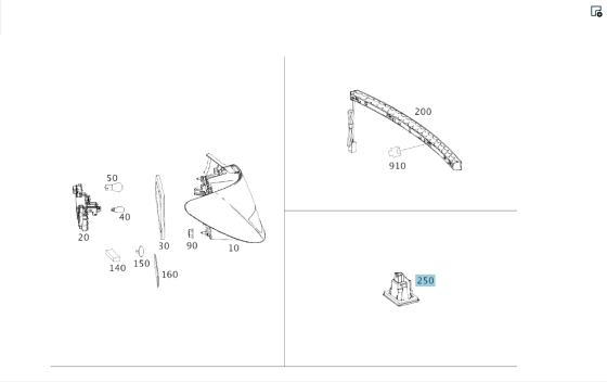 Mercedes-Benz  A2218200856 Плафон підсвічування номера світлодіодний C-Class W205 E-class W212 C-Class Estate S204 C-Class W204 C-Class Coupe C204 CL  Одесса