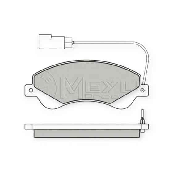 Колодки передні Форд Транзит 06 - пер.привід гальмівні Мукачево