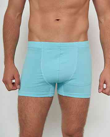 Боксери чоловічі однотонні Ozkan 12024 Блакитний, M, L, XL, XXL Київ