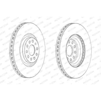 Тормозной диск FERODO DDF2000C Винница