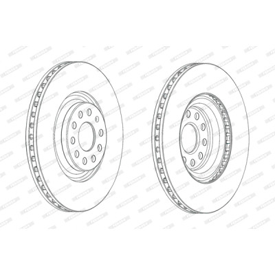 Тормозной диск FERODO DDF2000C Винница - изображение 1