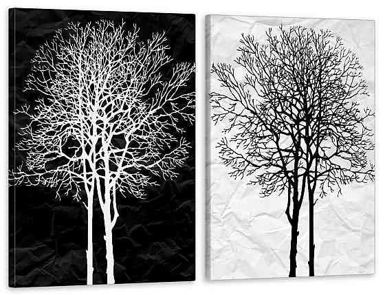 Модульная картина в гостиную / спальню  Дерева  TLV-2_048 70x102 см Київ