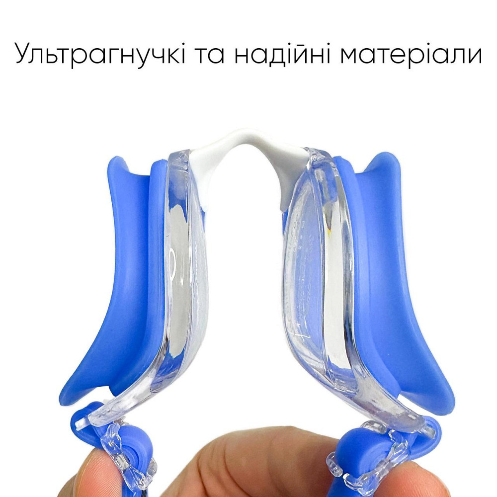 Підліткові (дорослі) Окуляри для плавання Renvo Mira JR Anti-fog Синій OSFM (2SG230-04) Киев - изображение 3