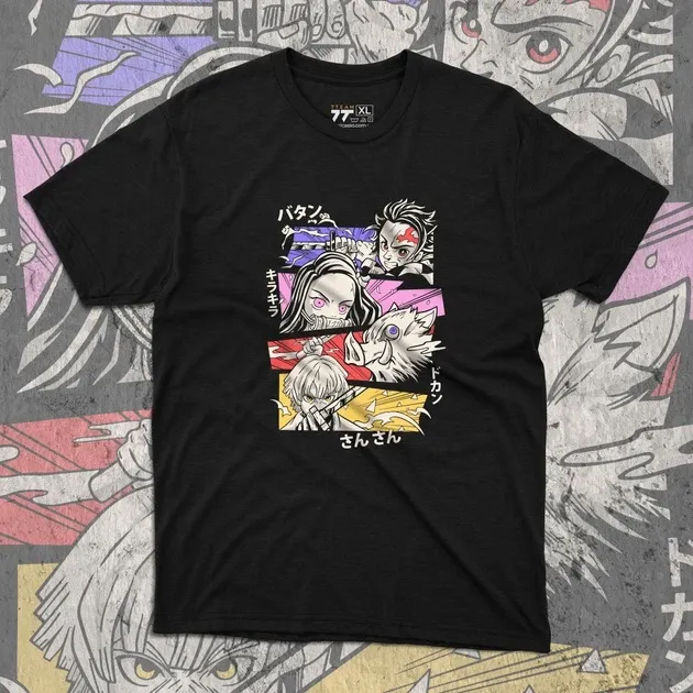 Футболка мужская с принтом Клинок, рассекающий демонов Команда 3 Размер 48 Anime0Размер 481 Днепр - изображение 1