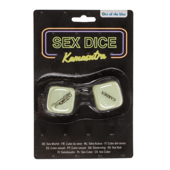 Неонові кубики Sex Dice Kamasutra, 2 шт. Sex Aura Київ