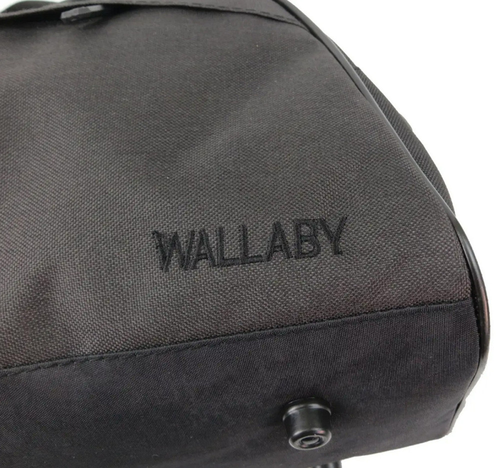 Сумка дорожная Wallaby 213 25х43 черная Киев - изображение 4