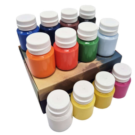 Набір акрилових фарб 5082-AC 12 штук по 20 мл Вінниця