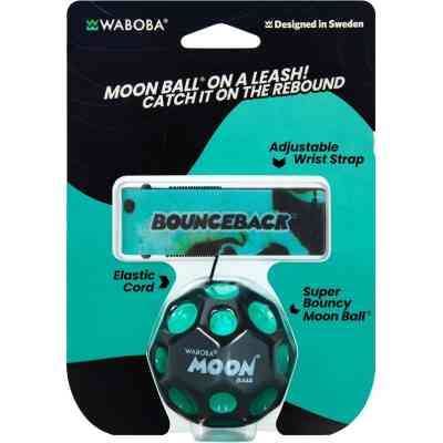 Мяч детский Waboba AZ-330-B Bounceback x Returning moon in Blister (Blue) (840001933026) Винница