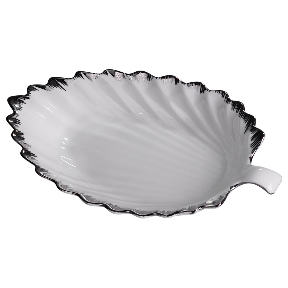 Yiwu Порцелянова страва для сервірування стола у формі листя 37×18×5 (см) блюдо для подавання з Коломыя - изображение 1