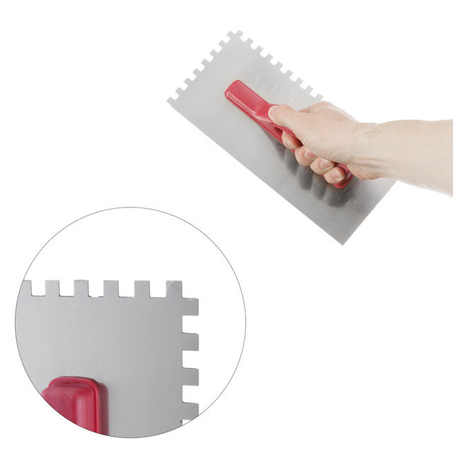 Тертка сталева, оцинкована, 280×130 мм, зуб: 8×8 мм INTERTOOL KT-0006 Київ - фото 3