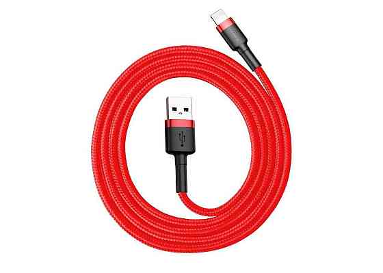 Кабель Baseus Cafule Cable USB For Lightning 1.5A 2m Red+Red Киев