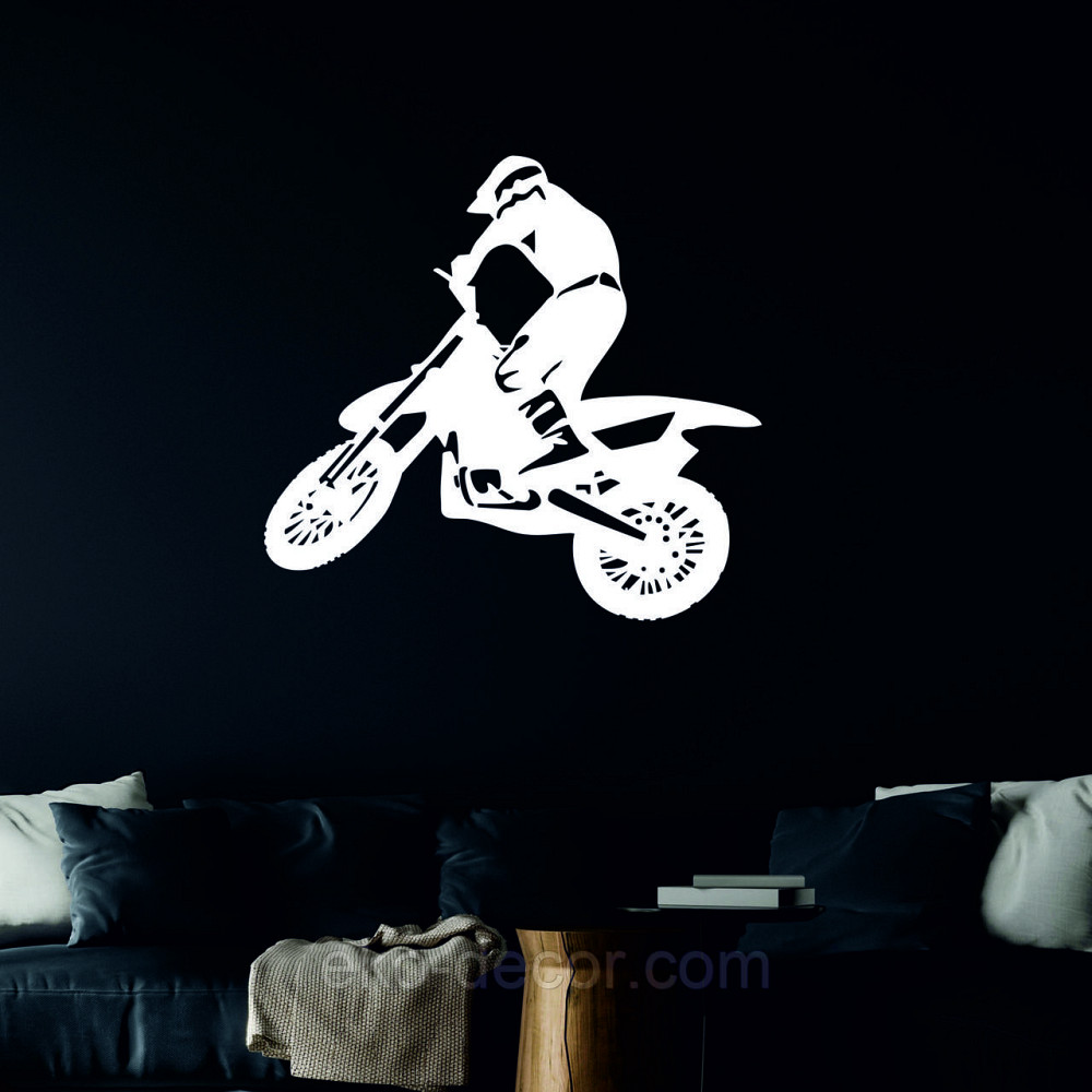 Декоративне настінне Панно «Мотоцикл» Декор на стіну 90*84 см, Білий Київ - фото 9