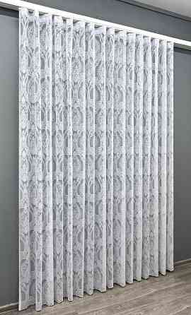 Тюль VR-Textil 1968т Жакард Білий 400х270 см (42-1004) Київ