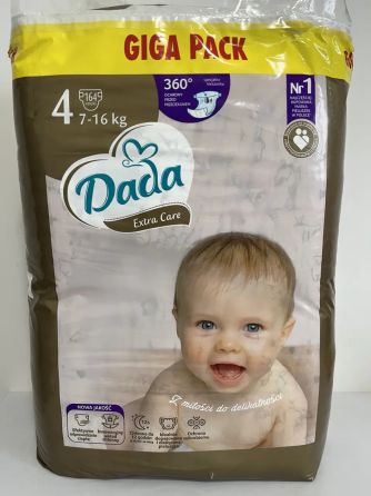 Подгузники Dada Extra Care 4 / 164 шт / 7 16 кг / JUMBO BAG Львов