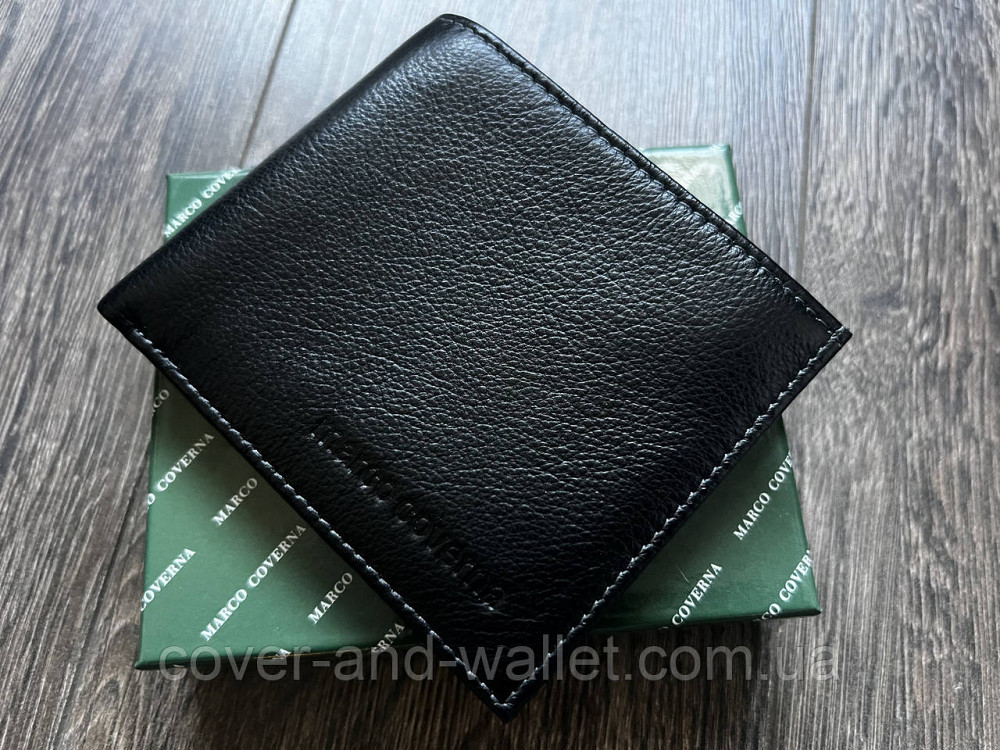 Стильний чоловічий гаманець із натуральної шкіри на магнітах Marco Coverna 237-1 Київ - фото 19