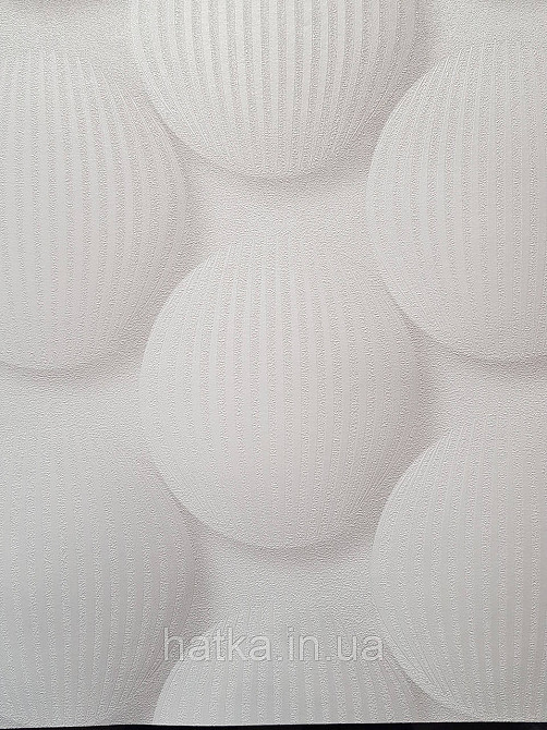 Обои виниловые на флизелине метровые Sintra Edelina геометрия фигуры круги  3д бежевые Киев - изображение 1